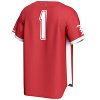Louisville Cardinals Baseball Jersey, Red Sportswear Jersey Shirt, Lightweight Breathable Athletic Jersey, Casual Gift for Men, Style 201141754