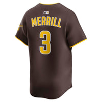 Jackson Merrill San Diego Padres Baseball Jersey, Sportswear Jersey Shirt, Lightweight Athletic Jersey, Casual Gift for Men, Style 202777983