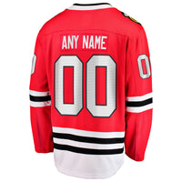 Chicago Blackhawks Hockey Jersey, Red Breakaway Sportswear Jersey Shirt, Long Sleeve Hockey Sweater Jersey, Casual Gift for Men, Style 2666912