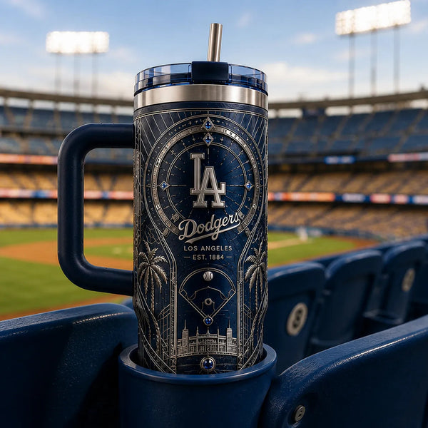 LAD Heritage Panel - Engraved Navy Tumbler Composition - main