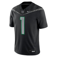 Oregon Ducks Football Jersey, Black Game Sportswear Jersey Shirt, Lightweight Breathable Athletic Jersey, Casual Gift for Men, Style 200894068