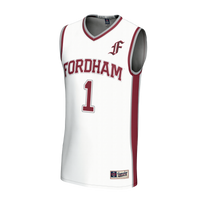 Fordham Rams Basketball Jersey, White Fashion Lightweight Sportswear Jersey Shirt, Sleeveless Athletic Tank Jersey, Casual Gift for Men