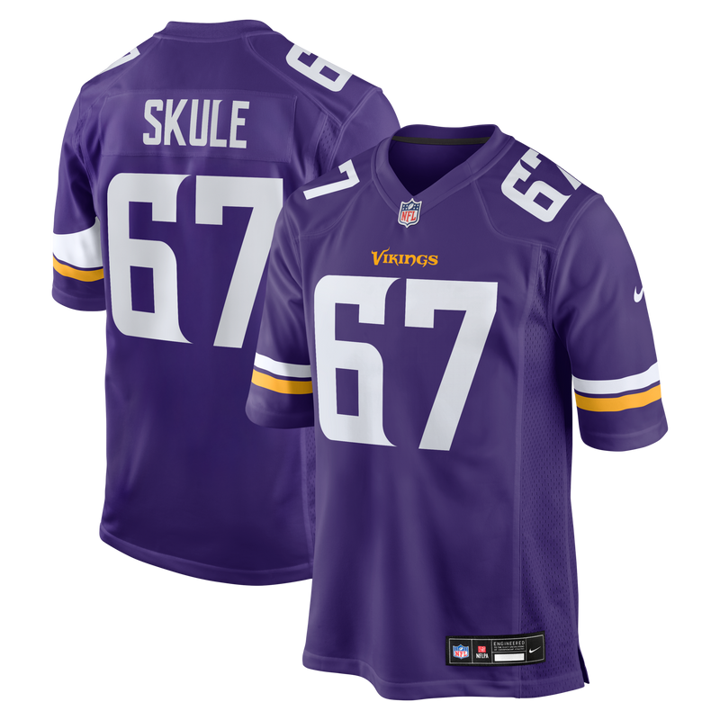 Justin Skule Minnesota Vikings Football Jersey, Purple Game Sportswear Jersey Shirt, Lightweight Breathable Athletic Jersey, Casual Gift for Men