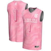South Carolina Gamecocks Basketball Jersey, Pink Lightweight Sportswear Jersey Shirt, Sleeveless Athletic Tank Jersey, Casual Gift for Men