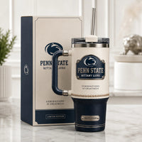 PSU Heritage Panel - Cream and Navy Collegiate Tumbler