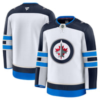 Winnipeg Jets Hockey Jersey, White Premium Away Sportswear Jersey Shirt, Long Sleeve Hockey Sweater Jersey, Casual Gift for Men, Style 202015745