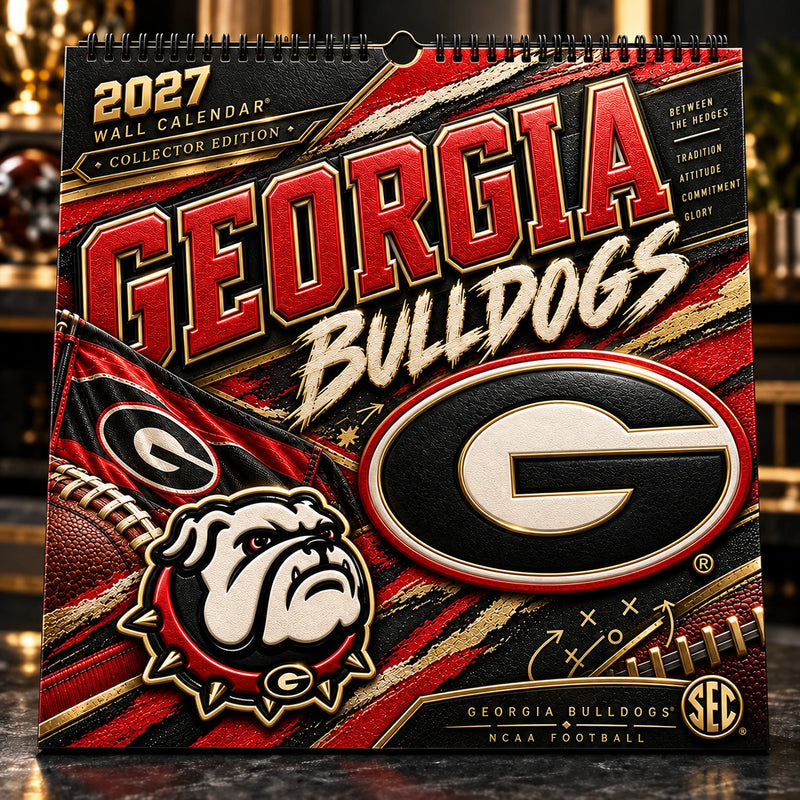 UGA Between the Hedges - Collector Cover Wall Calendar
