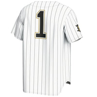 UCF Knights Lightweight Baseball Jersey, White Sportswear Jersey Shirt, Lightweight Breathable Athletic Jersey, Casual Gift for Men