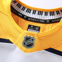 Nashville Predators Hockey Jersey, White Authentic Away Sportswear Jersey Shirt, Long Sleeve Hockey Sweater Jersey, Casual Gift for Men