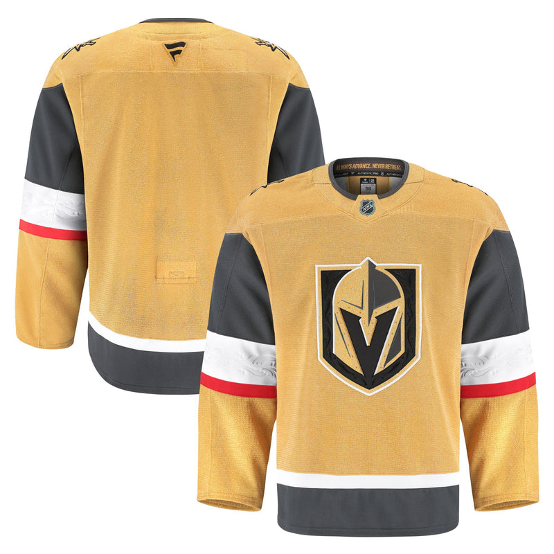 Vegas Golden Knights Hockey Jersey, Gold Sportswear Jersey Shirt, Long Sleeve Hockey Sweater Jersey, Casual Gift for Men, Style 201897988