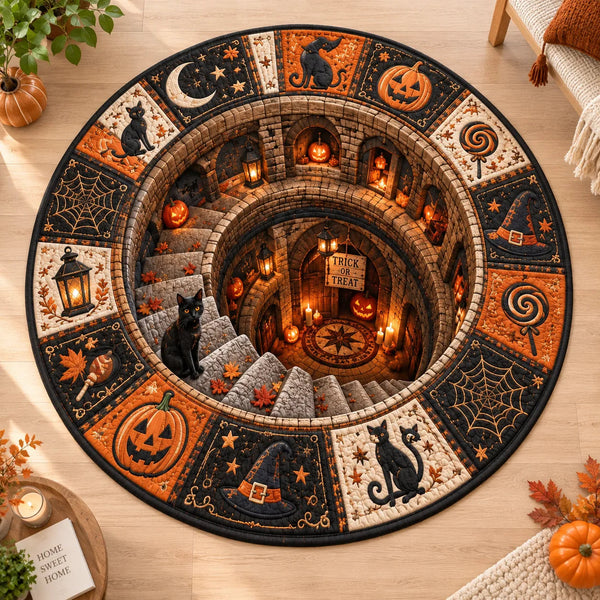 Trick or Treat - A Quilted Descent in Stone and Amber - main