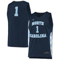 North Carolina Tar Heels Basketball Jersey, Navy Replica Sportswear Jersey Shirt, Sleeveless Athletic Tank Jersey, Casual Gift for Men