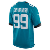 Ruke Orhorhoro Jacksonville Jaguars Football Jersey, Teal Sportswear Jersey Shirt, Lightweight Breathable Athletic Jersey, Casual Gift for Men