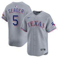 Corey Seager Texas Rangers Baseball Jersey, Gray Limited Sportswear Jersey Shirt, Lightweight Breathable Athletic Jersey, Casual Gift for Men