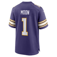Warren Moon Minnesota Vikings Football Jersey, Purple Game Sportswear Jersey Shirt, Lightweight Breathable Athletic Jersey, Casual Gift for Men