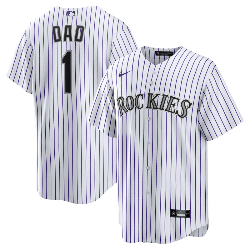 Colorado Rockies Baseball Jersey, White Sportswear Jersey Shirt, Lightweight Breathable Athletic Jersey, Casual Gift for Men, Style 202855881