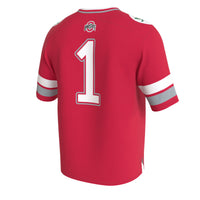 Ohio State Buckeyes Football Jersey, Scarlet Fashion Sportswear Jersey Shirt, Lightweight Breathable Athletic Jersey, Casual Gift for Men