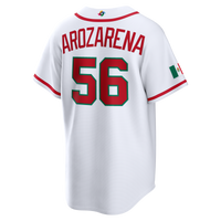 Mexico Randy Arozarena White 2026 World Classic Home Baseball Jersey, Sportswear Jersey Shirt, Lightweight Athletic Jersey, Casual Gift for Men
