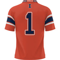 Illinois Fighting Illini Football Jersey, Sportswear Jersey Shirt, Lightweight Breathable Athletic Jersey, Casual Gift for Men, Style 200425281