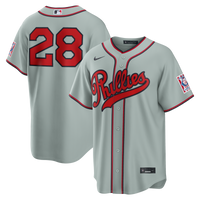 Alec Bohm Philadelphia Phillies Baseball Jersey, Gray Sportswear Jersey Shirt, Lightweight Breathable Athletic Jersey, Casual Gift for Men