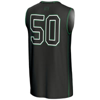 Hawaii Rainbow Warriors Lightweight Basketball Jersey, Black Sportswear Jersey Shirt, Sleeveless Athletic Tank Jersey, Casual Gift for Men