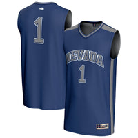 Nevada Wolf Pack Basketball Jersey, Navy Fashion Lightweight Sportswear Jersey Shirt, Sleeveless Athletic Tank Jersey, Casual Gift for Men