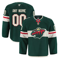 Minnesota Wild Hockey Jersey, Green Authentic Sportswear Jersey Shirt, Long Sleeve Hockey Sweater Jersey, Casual Gift for Men, Style 202056768