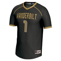 Vanderbilt Commodores Lacrosse Jersey, Sportswear Jersey Shirt, Lightweight Breathable Athletic Jersey, Casual Gift for Men, Style 201462655