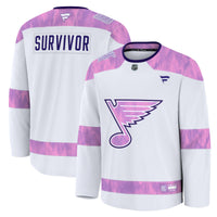 St. Louis Blues Hockey Jersey, White Sportswear Jersey Shirt, Long Sleeve Hockey Sweater Jersey, Casual Gift for Men, Style 203564962