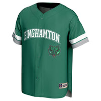 Binghamton Bearcats Baseball Jersey, Green Sportswear Jersey Shirt, Lightweight Breathable Athletic Jersey, Casual Gift for Men