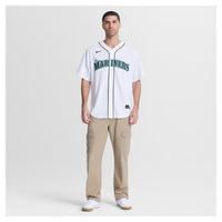 Logan Gilbert Seattle Mariners Baseball Jersey, White Sportswear Jersey Shirt, Lightweight Breathable Athletic Jersey, Casual Gift for Men