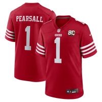 Ricky Pearsall San Francisco 49ers Football Jersey, Sportswear Jersey Shirt, Lightweight Athletic Jersey, Casual Gift for Men, Style 204548161