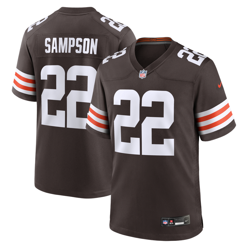 Dylan Sampson Cleveland Browns Football Jersey, Brown Game Sportswear Jersey Shirt, Lightweight Breathable Athletic Jersey, Casual Gift for Men