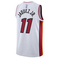 Jaime Jaquez Jr. Miami Heat Basketball Jersey, White Swingman Sportswear Jersey Shirt, Sleeveless Athletic Tank Jersey, Casual Gift for Men