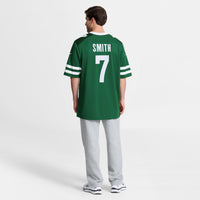 Geno Smith New York Jets Football Jersey, Green Game Sportswear Jersey Shirt, Lightweight Breathable Athletic Jersey, Casual Gift for Men