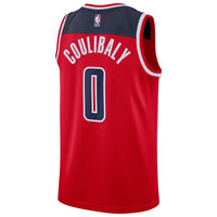 Bilal Coulibaly Washington Wizards Basketball Jersey, Red Swingman Sportswear Jersey Shirt, Sleeveless Athletic Tank Jersey, Casual Gift for Men