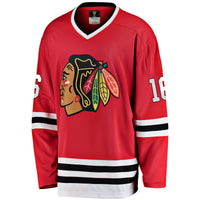 Eddie Olczyk Chicago Blackhawks Hockey Jersey, Red Breakaway Sportswear Jersey Shirt, Long Sleeve Hockey Sweater Jersey, Casual Gift for Men