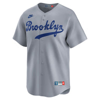 Brooklyn Dodgers Jackie Robinson Gray Throwback Baseball Jersey, Sportswear Jersey Shirt, Lightweight Athletic Jersey, Casual Gift for Men