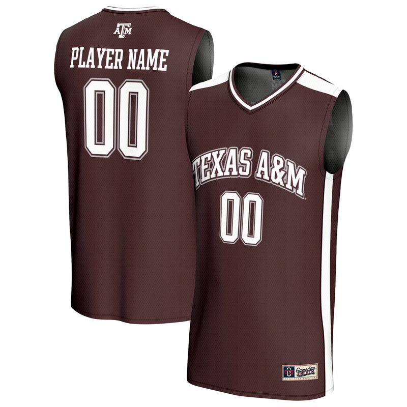 Texas A&M Aggies Basketball Jersey, Maroon Sportswear Jersey Shirt, Sleeveless Athletic Tank Jersey, Casual Gift for Men, Style 203645435