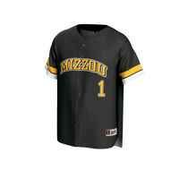Missouri Tigers Baseball Jersey, Black Fashion Lightweight Sportswear Jersey Shirt, Lightweight Breathable Athletic Jersey, Casual Gift for Men