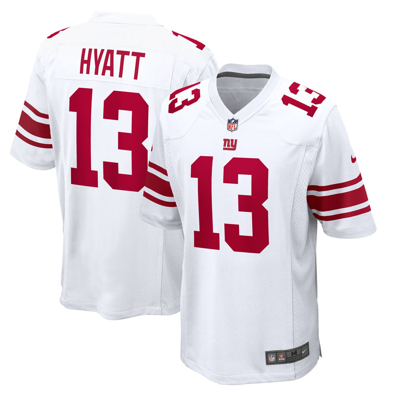 Jalin Hyatt New York Giants Football Jersey, White Game Sportswear Jersey Shirt, Lightweight Breathable Athletic Jersey, Casual Gift for Men