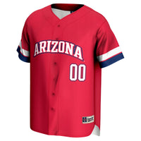 Arizona Wildcats Baseball Jersey, Red Sportswear Jersey Shirt, Lightweight Breathable Athletic Jersey, Casual Gift for Men, Style 202883955