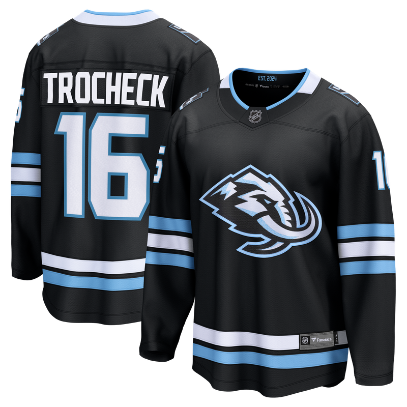 Vincent Trocheck Utah Mammoth Hockey Jersey, Black Breakaway Sportswear Jersey Shirt, Long Sleeve Hockey Sweater Jersey, Casual Gift for Men