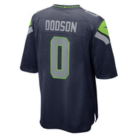 Tyrel Dodson Seattle Seahawks Football Jersey, Navy Game Sportswear Jersey Shirt, Lightweight Breathable Athletic Jersey, Casual Gift for Men