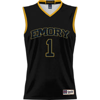 Emory Eagles Basketball Jersey, Black Lightweight Sportswear Jersey Shirt, Sleeveless Athletic Tank Jersey, Casual Gift for Men