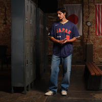 Japan x Undefeated Navy 2026 World Classic Stadium Baseball Jersey, Sportswear Jersey Shirt, Lightweight Athletic Jersey, Casual Gift for Men
