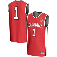 Louisiana Ragin' Cajuns Basketball Jersey, Cardinal Lightweight Sportswear Jersey Shirt, Sleeveless Athletic Tank Jersey, Casual Gift for Men