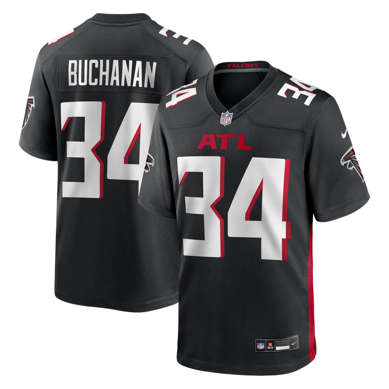 Ray Buchanan Atlanta Falcons Football Jersey, Black Game Sportswear Jersey Shirt, Lightweight Breathable Athletic Jersey, Casual Gift for Men