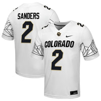 Colorado Buffaloes Football Jersey, White Sportswear Jersey Shirt, Lightweight Breathable Athletic Jersey, Casual Gift for Men, Style 203143863