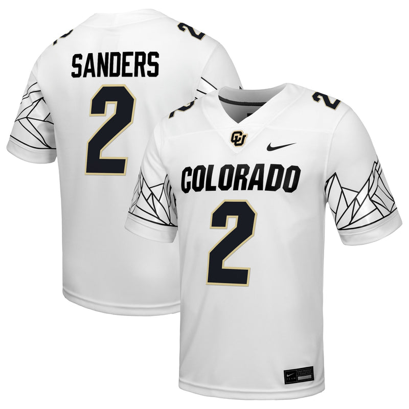 Colorado Buffaloes Football Jersey, White Sportswear Jersey Shirt, Lightweight Breathable Athletic Jersey, Casual Gift for Men, Style 203143863